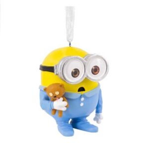 Hallmark Minions Christmas Ornament Bob the Minion in Pajamas Teddy Bear READ